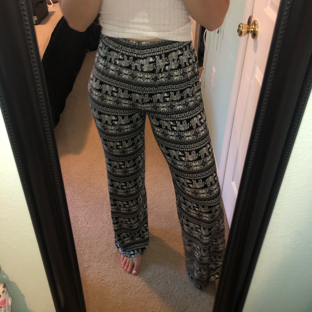 small pink republic flowy pants